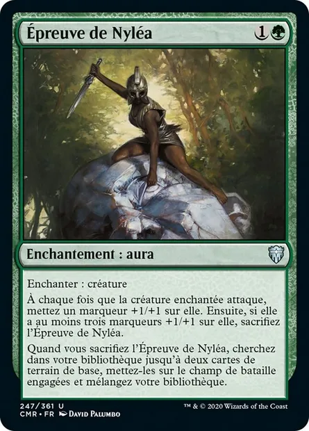 Épreuve de Nyléa, carte Magic CMR 247 — extension Commander Legends