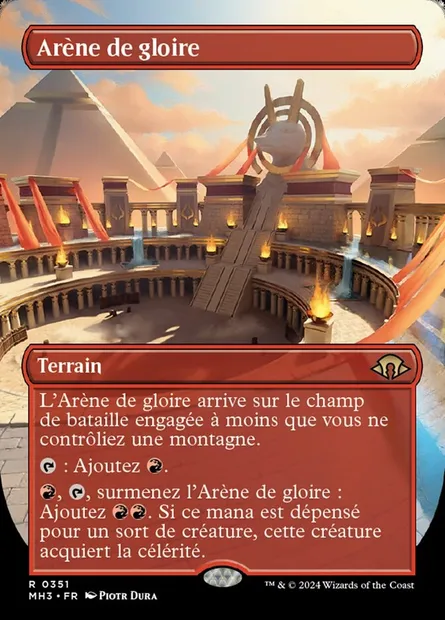 Arène de gloire, carte Magic MH3 351 — extension Modern Horizons 3