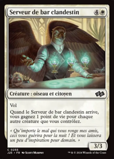 Serveur de bar clandestin, carte Magic J25 255 — extension Foundations Jumpstart