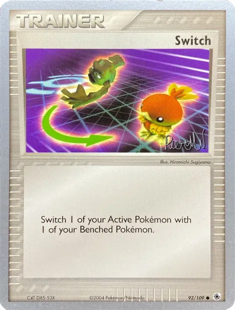Échange, carte Pokémon WCD04 092 — extension World Championship Decks 2004