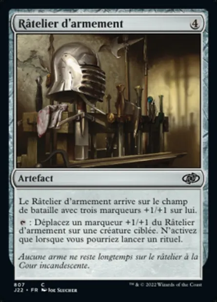 Râtelier d'armement, carte Magic J22 807 — extension Jumpstart 2022