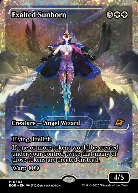 Exalted Sunborn, Magic card EOE 384 — Edge of Eternities set