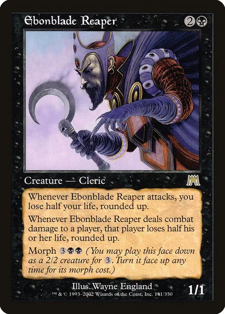 Ebonblade Reaper, Magic card ONS 141 — Onslaught set