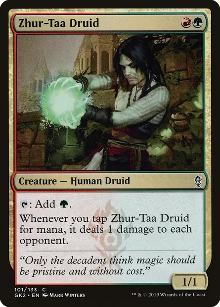 Zhur-Taa Druid, Magic card GK2 101 — RNA Guild Kit set