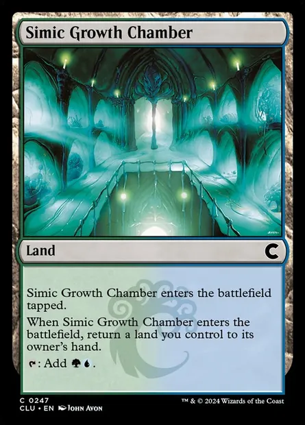 Simic Growth Chamber, Magic card CLU 247 — Ravnica: Clue Edition set