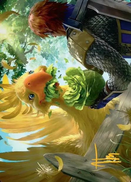 Gysahl Greens // Gysahl Greens, Magic card AFIN 10 — Final Fantasy Art Series set