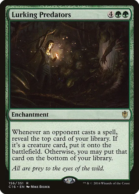 Lurking Predators, Magic card C16 156 — Commander 2016 set