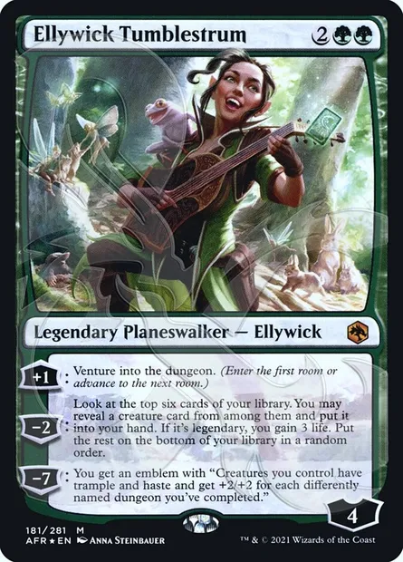 Ellywick Tumblestrum, Magic card PAFR 181a — Adventures in the Forgotten Realms Promos set
