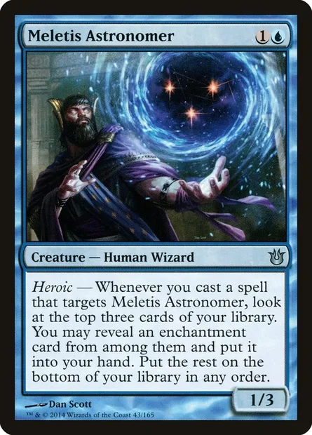 Meletis Astronomer, Magic card BNG 43 — Born of the Gods set