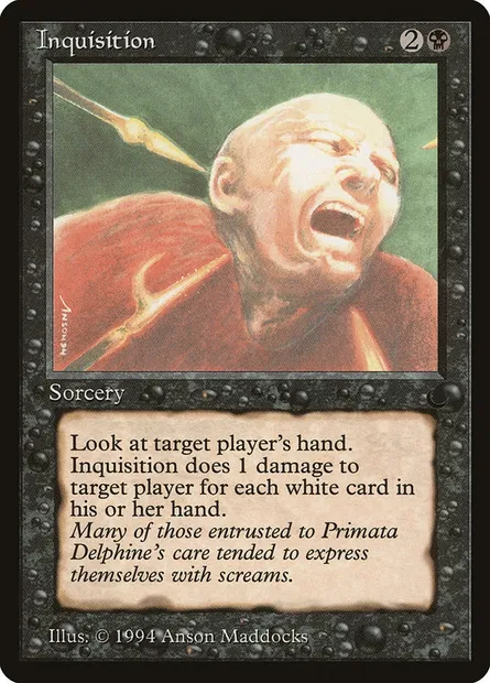 Inquisition, Magic card DRK 47 — The Dark set