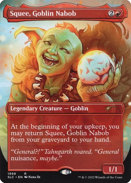 Squee, Goblin Nabob, Magic card SLC 1999 — Secret Lair Countdown set
