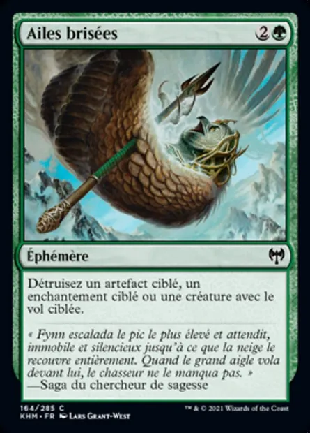 Ailes brisées, carte Magic KHM 164 — extension Kaldheim