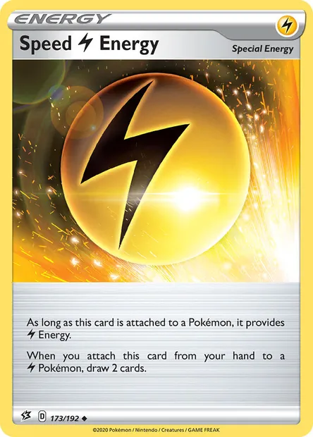 Speed Lightning Energy, Pokémon card RCL 173 — Rebel Clash set