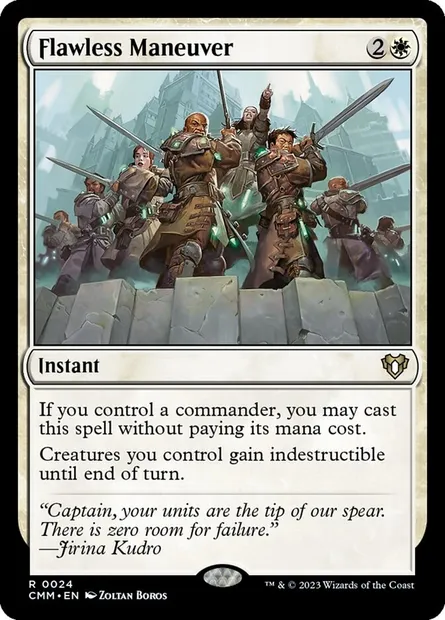 Flawless Maneuver, Magic card CMM 24 — Commander Masters set