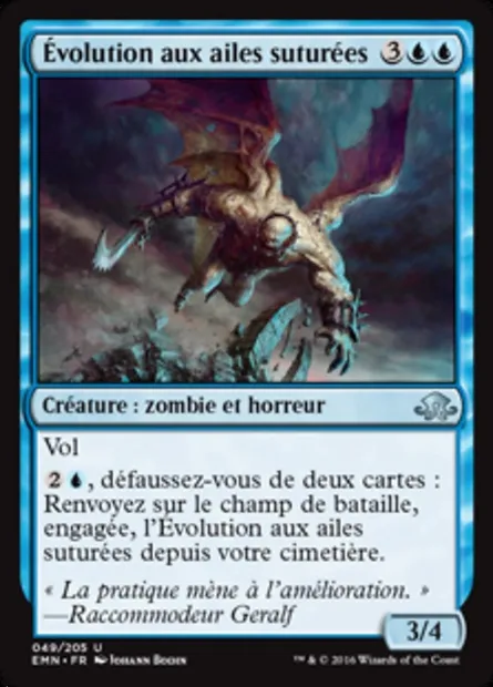 Évolution aux ailes suturées, carte Magic EMN 49 — extension La lune hermétique