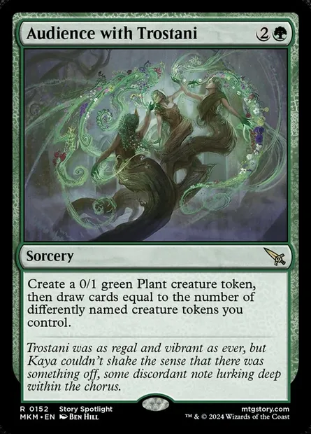Audience with Trostani, Magic card MKM 152 — Murders at Karlov Manor set