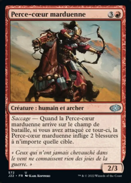 Perce-cœur marduenne, carte Magic J22 572 — extension Jumpstart 2022
