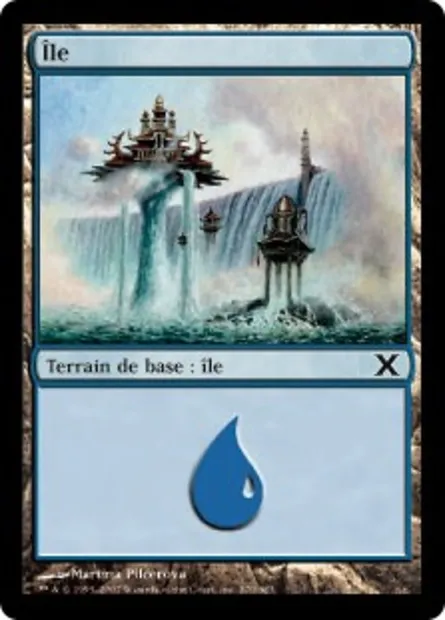 Île, carte Magic 10E 370 — extension Dixième édition