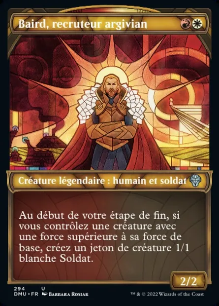 Baird, recruteur argivian, carte Magic DMU 294 — extension Dominaria Uni