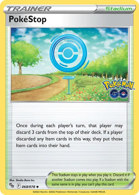 PokéStop, Pokémon card PGO 068 — Pokémon GO set