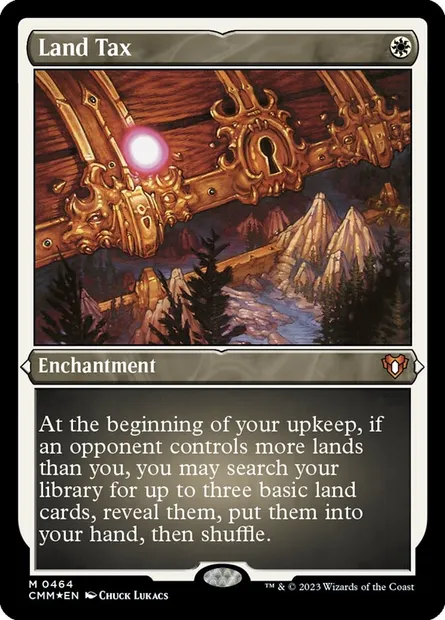 Land Tax, Magic card CMM 464 — Commander Masters set