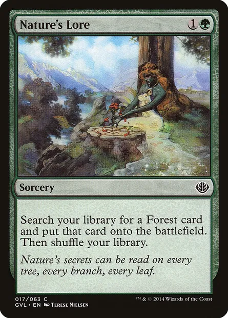 Nature's Lore, Magic card GVL 17 — Duel Decks Anthology: Garruk vs. Liliana set