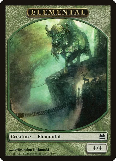 Elemental, Magic card TMMA 11 — Modern Masters Tokens set