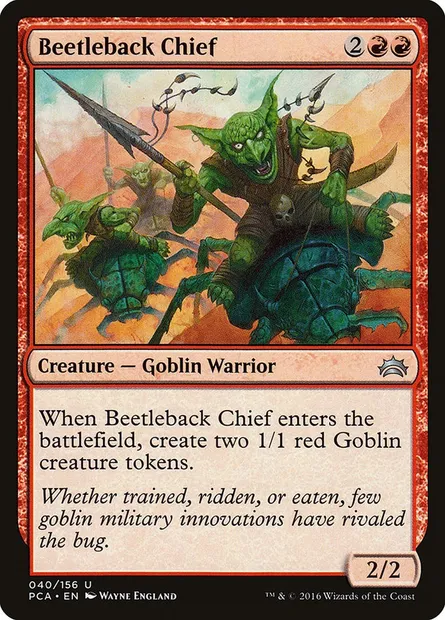 Chef Scarapace, carte Magic PCA 40 — extension Planechase Anthology