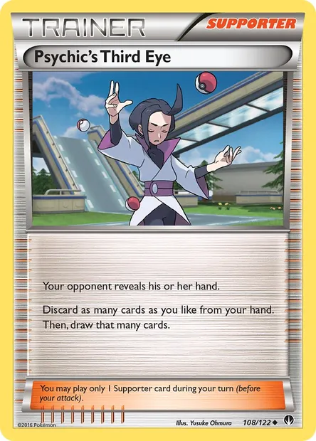 Psychic's Third Eye, Pokémon card BKP 108 — BREAKpoint set
