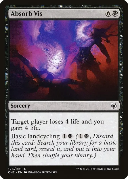 Absorb Vis, Magic card CN2 126 — Conspiracy: Take the Crown set