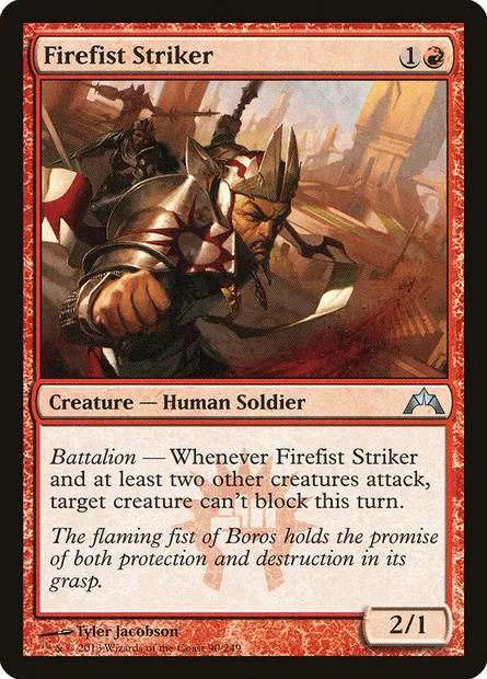 Firefist Striker, Magic card GTC 90 — Gatecrash set