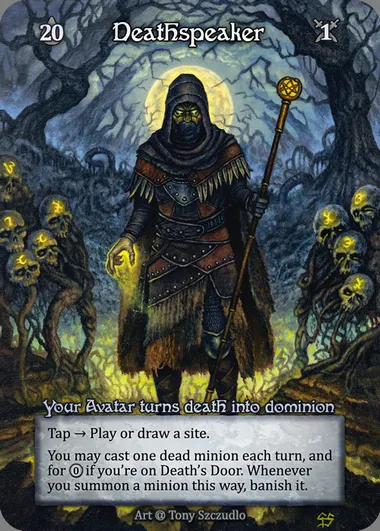 Deathspeaker, Sorcery card ALP 006 — Alpha set