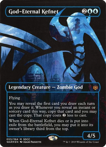 Kefnet l'Éternel-dieu, carte Magic PS19 53 — extension San Diego Comic-Con 2019