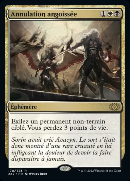 Annulation angoissée, carte Magic 2X2 170 — extension Double Masters 2022