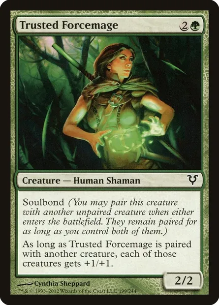 Trusted Forcemage, Magic card AVR 199 — Avacyn Restored set