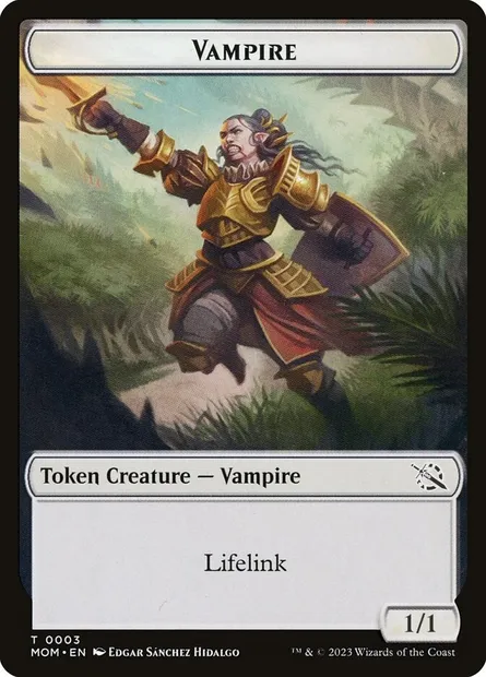 Vampire, Magic card TMOM 3 — March of the Machine Tokens set