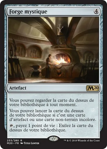 Forge mystique, carte Magic M20 233 — extension Core Set 2020