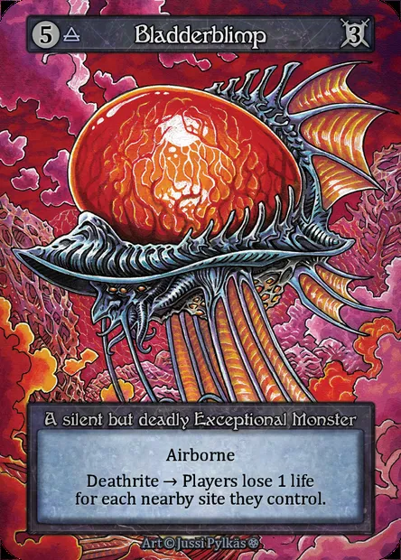 Bladderblimp, carte Sorcery GOT 037 — extension Gothic