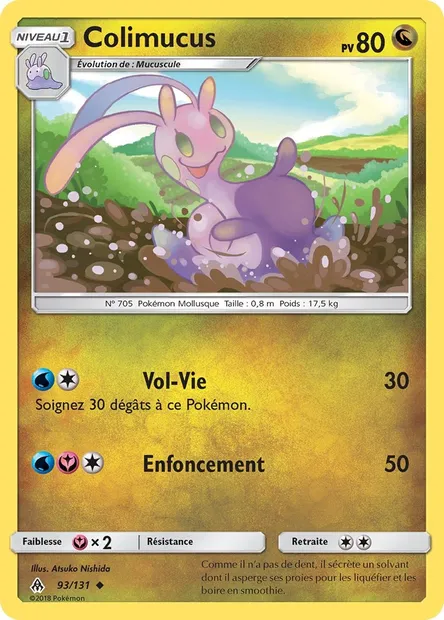 Colimucus, carte Pokémon FLI 93 — extension Lumière Interdite