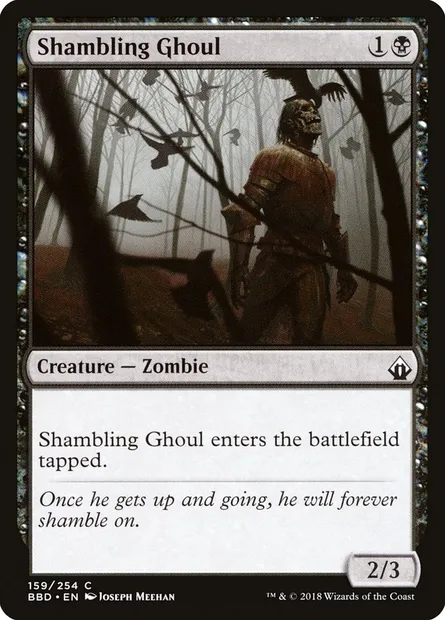 Goule titubante, carte Magic BBD 159 — extension Battlebond