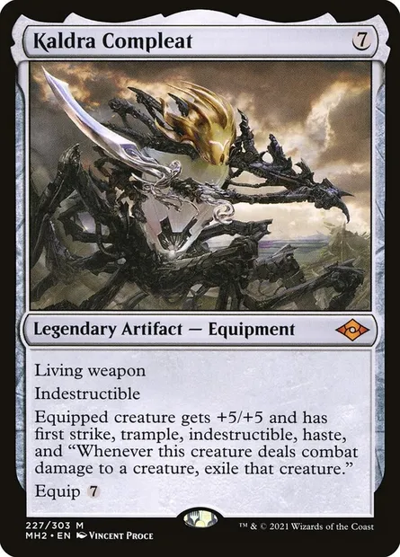 Kaldra Compleat, Magic card MH2 227 — Modern Horizons 2 set