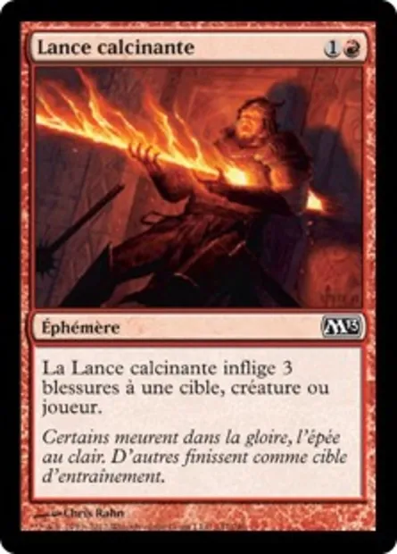 Lance calcinante, carte Magic M13 147 — extension Magic 2013