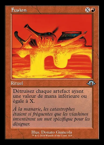 Fusion, carte Magic MH3 418 — extension Modern Horizons 3
