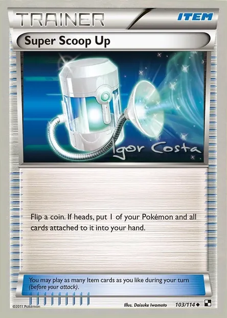 Super Scoop Up, Pokémon card WCD12 103 — World Championship Decks 2012 set
