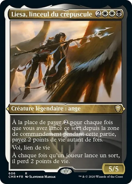 Liesa, linceul du crépuscule, carte Magic CMR 606 — extension Commander Legends