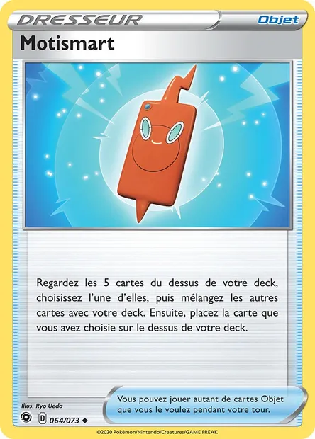 Motismart, carte Pokémon CPA 64 — extension La Voie du Maître