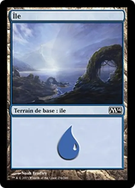 Île, carte Magic M14 234 — extension Magic 2014