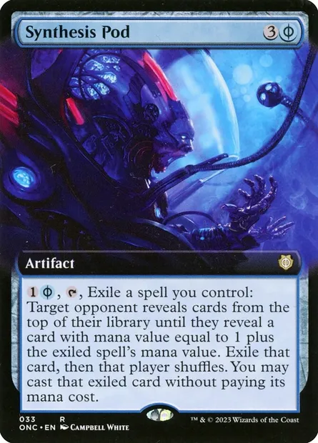 Synthesis Pod, Magic card ONC 33 — Phyrexia: All Will Be One Commander set