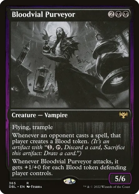 Bloodvial Purveyor, Magic card DBL 365 — Innistrad: Double Feature set