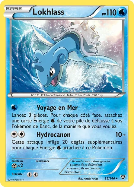 Lokhlass, carte Pokémon XY 35 — extension XY